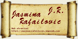 Jasmina Rafailović vizit kartica